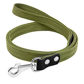 Повідець CoLLaR х/б тасьма зі світловідбивною ниткою 20 мм/150 см