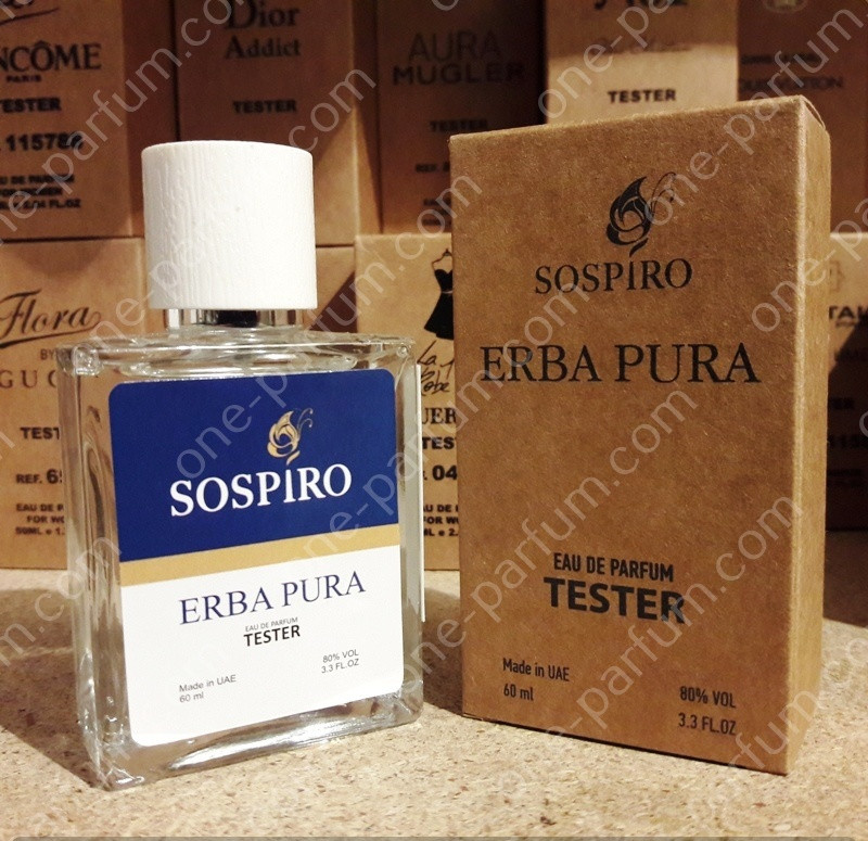 Тестер Sospiro Perfumes Erba Pura (Соспиро Парфюмс Ерба Пура), 60 мл (ліцензія ОАЕ)