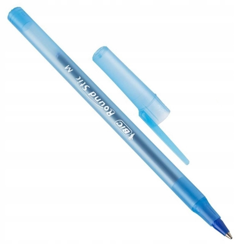 Ручка кулькова синя BIC Round Stic Xtra Life, фото 1