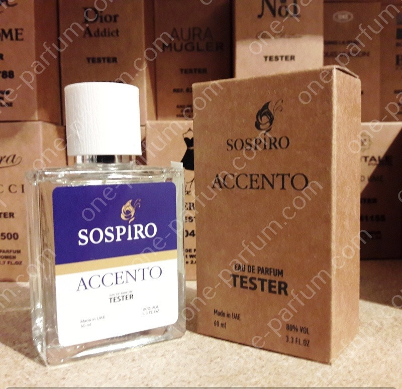 Тестер Sospiro Perfumes Accento (Соспиро Ассенто), 60 мл (ліцензія ОАЕ)