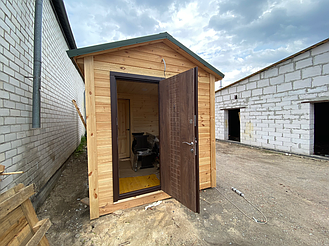 Деревянная мобильная баня 6х2,4 под ключ 9