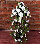 Роза підвіска у вазу і на стіну 80 см, фото 3
