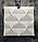Декоративна гіпсова 3д панель "Пірамідки" для оздоблення та декорування стін і стель 50x50, фото 4