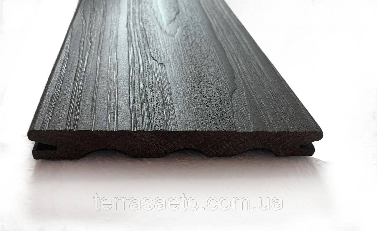 Повнотіла терасна дошка з імітацією деревного спила HOLZDORF МАСІВ 3D, 141x19x2400 мм, Україна