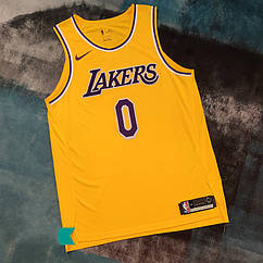 Чоловіча майка жовта Nike Kuzma #0 Swingman Jersey команда Лос 08er Лейкерс