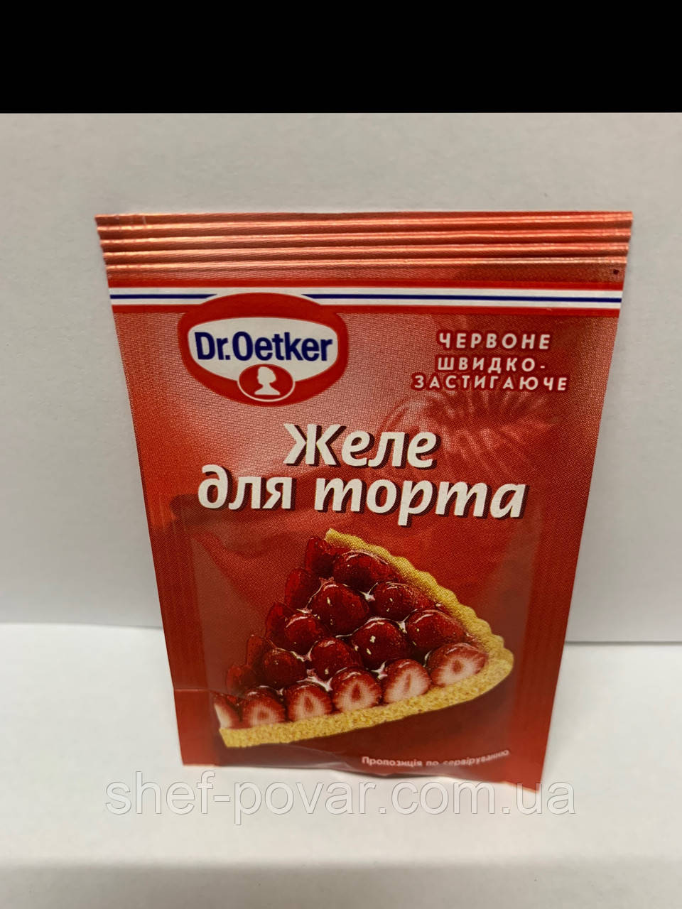 Желе для торта червоне ТМ «Dr. Oetker»