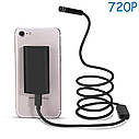 WiFi ендоскоп ZCF c HD камерою 720P Ø8 мм 3,5 метрів гнучкий кабель., фото 3