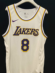 Чоловіча майка біла Nike Bryant #8 Swingman Jersey команда Лос Анджелес Лейкерс