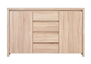 Шафка KOM 2D4S "Капіан" (Дуб милене темний / Дуб сонома) BRW