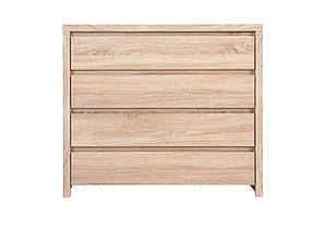 Комод KOM 4S "Касіан" (Дуб мілено темний / Дуб сонома) BRW