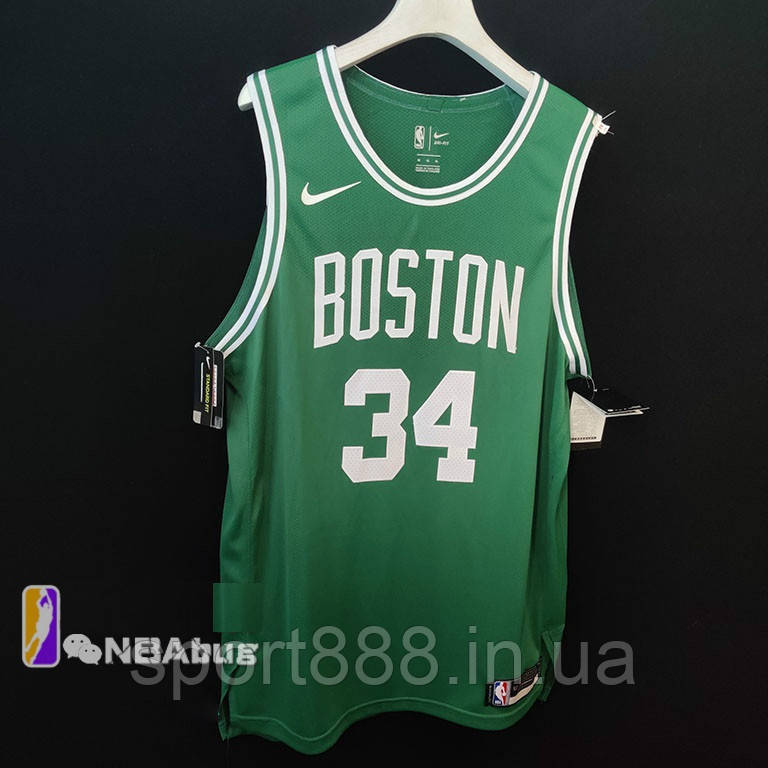 Чоловіча майка зелена Nike Pierce #34 Swingman Jersey команда Бостон Селтикс