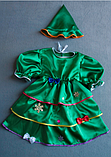 Дитячий карнавальний костюм Ялинка для дівчаток 3-6 років, фото 4