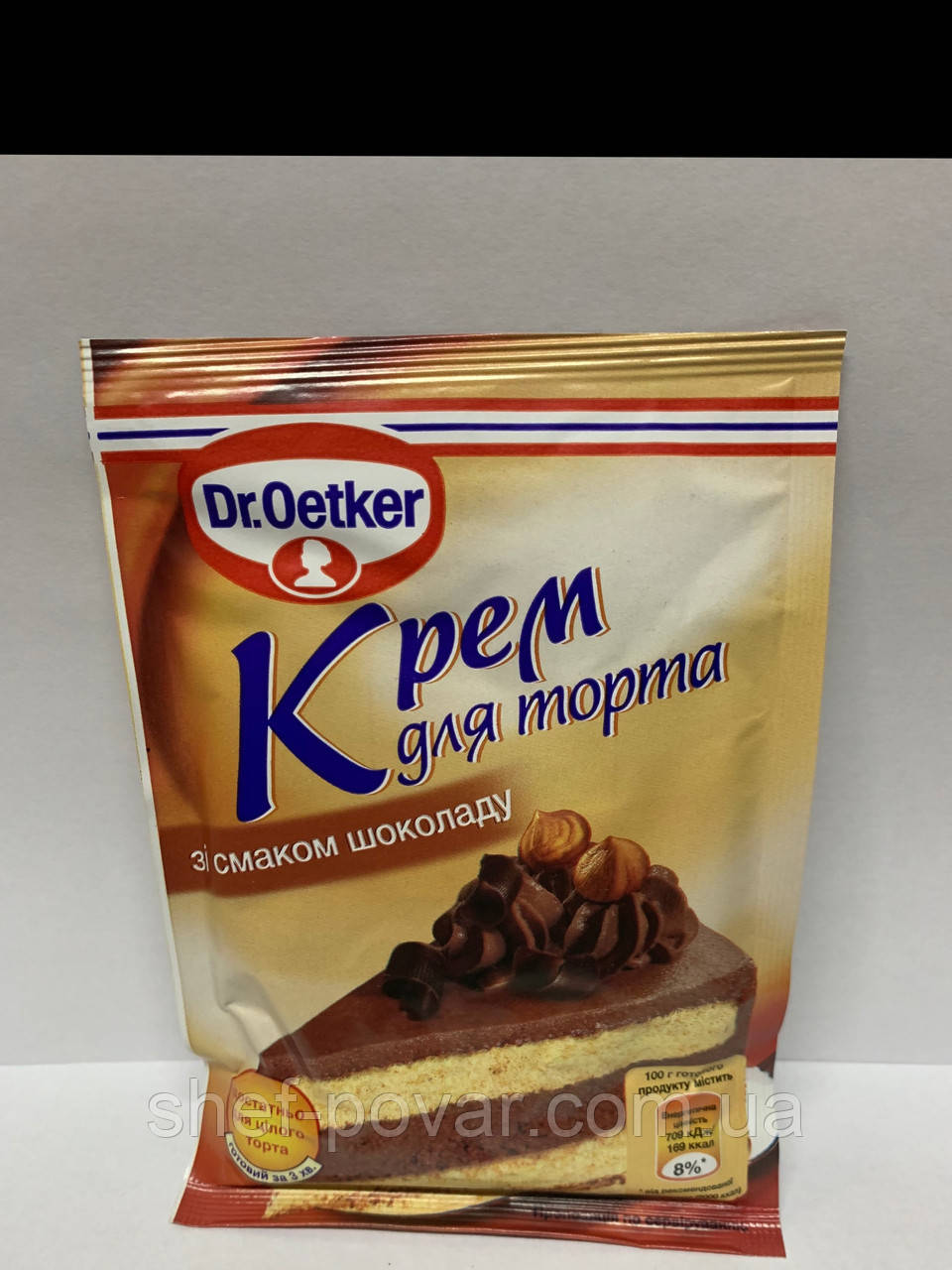 Крем для торта зі смаком шоколаду 55 г ТМ "Dr. Oetker"