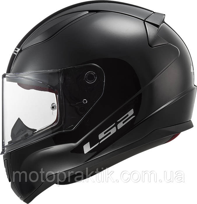 LS2 FF353 RAPID SOLID GLOSS BLACK, XS Мотошолом інтеграл