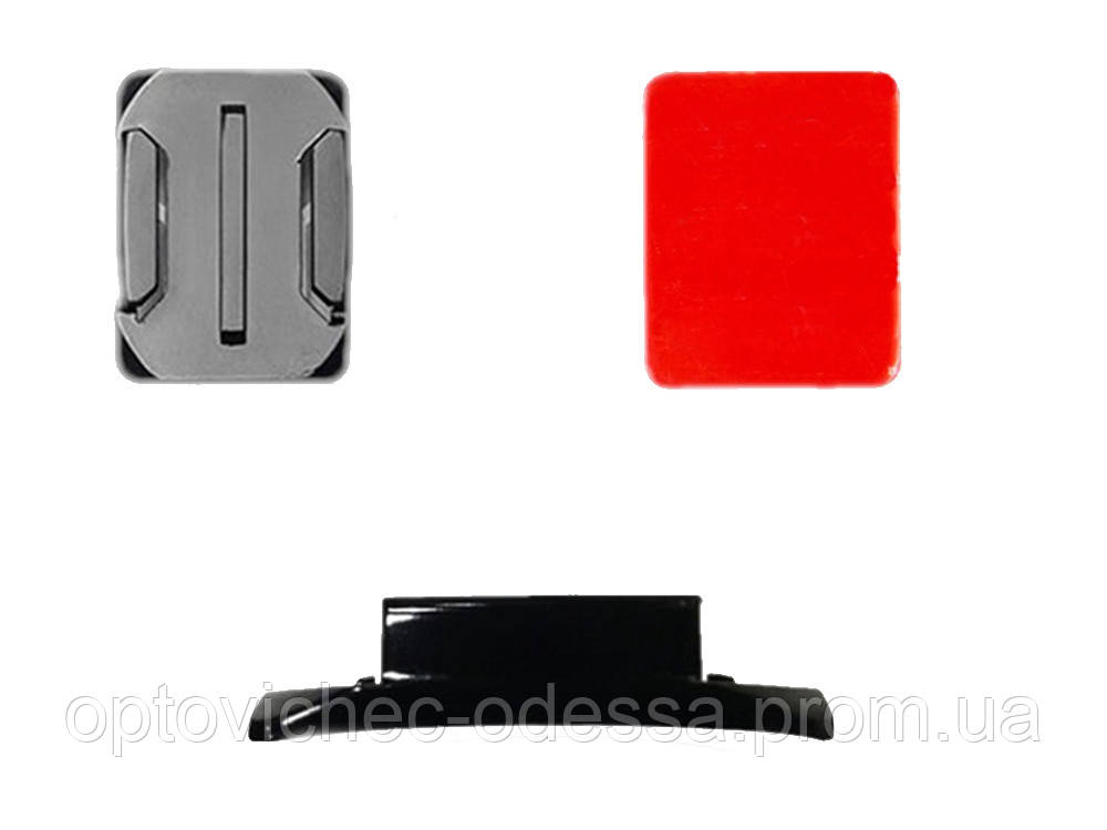 Платформа кріплення для екшн камер GoPro Xiaomi Вигнутий Чорний Хіт продажу!, фото 1