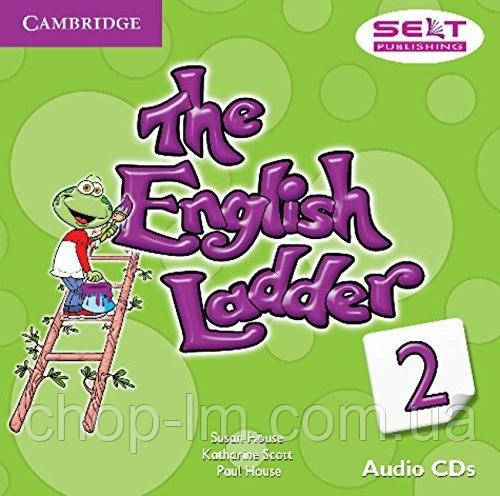 Аудіо диск до підручника: The English Ladder 2 Audio CDs / ISBN: 9781107400719
