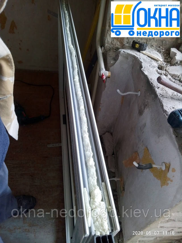 Установка вікон і дверей пластикових Київ фото роботи бригади 6 Установка вікон і дверей пластикових Київ фото 6 бригади