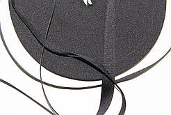 Тесьма Стрічка Репс 15мм чорний бобіна 50м