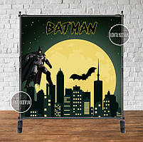 Банер 2х2м "Бетмен / Batman - місто"- Фотозона (вініловий) на день народження -