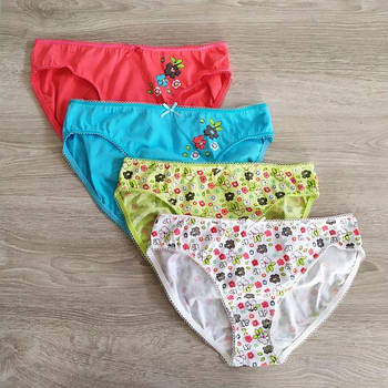 Трусы женские хлопок бикини Лето Польша Трусики жіночі сліпи