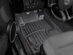 Килими гумові WeatherTech Ford Mustang 2012-2014 передні чорні (по дві кліпси водій+пасажир )
