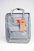 Универсальный рюкзак Fjallraven Kanken Classic 16 л с подкладкой, светло-серый