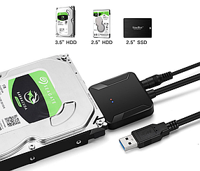 USB 3.0 SATA HDD/SSD 7+15 адаптер перехідник
