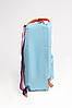 Рюкзак Fjallraven Kanken Classic Rainbow 16 л Топ якість блакитний із райдужними ручками (тканинна підкладка), фото 2