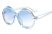 Большие круглые очки голубые мода 2020 Avatar