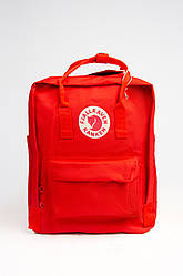 Яскравий рюкзак Fjallraven Kanken Classic 16 л з підкладкою, червоний
