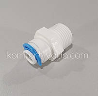 Муфта Organic пряма 3/8"НР х 1/4" шланг