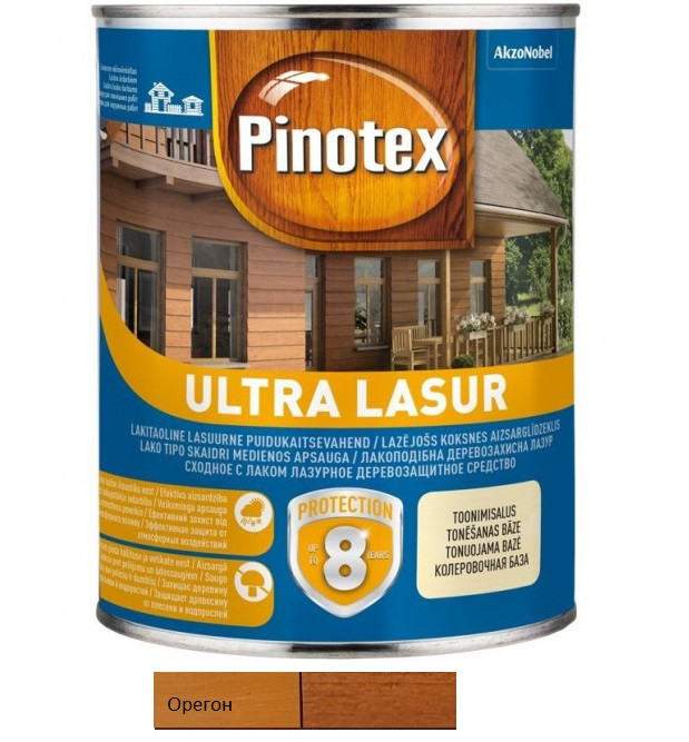 Деревозахистний засіб Pinotex Ultra Lasur орегон 3л
