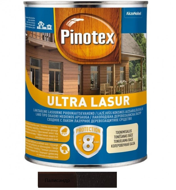 Деревозахистний засіб Pinotex Ultra Lasur палісандр 3л