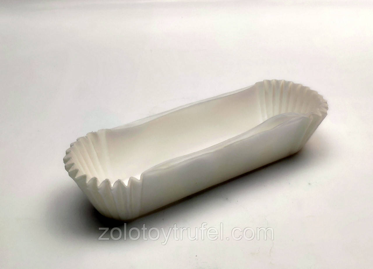 Формочка 13*3*3 см біла для еклерів, фото 1