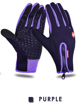 Рукавички Crown Jeans модель purple