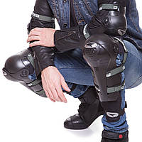Комплект мотозащиты AXO (колено, голень + предплечье, локоть) M-4575 Black