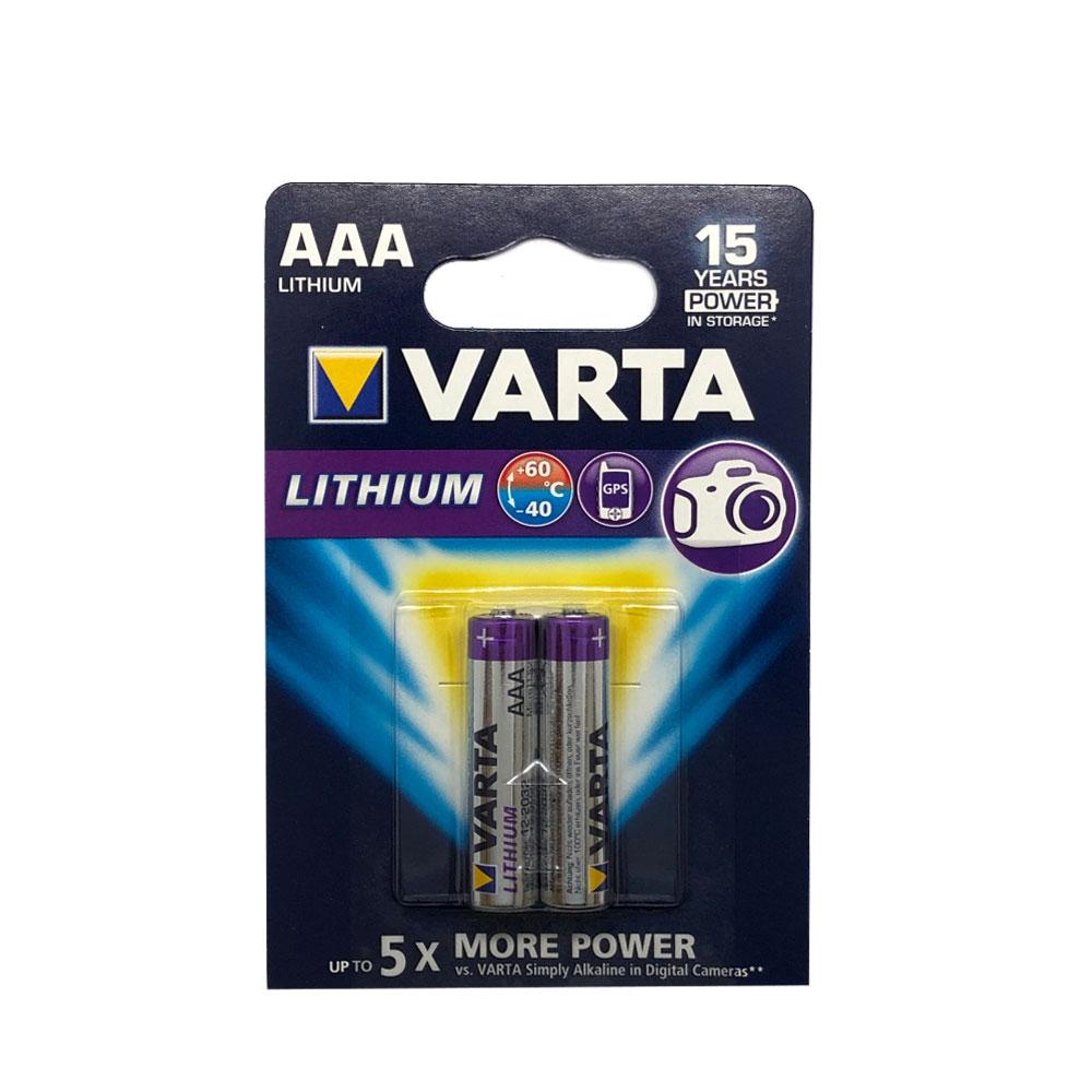 Батарейки AAA/FR03 Varta Ultra Lithium — 2 шт.