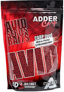 Пеллетс Adder Carp AC Mikro Pellet 2 мм, Полуниця