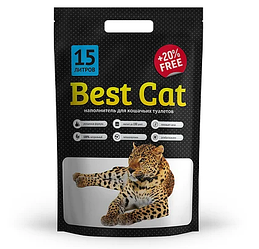 Силікагелевий наповнювач Best Cat White (Бест Кет Білий), 15л.