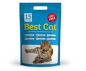 Силікагелевий наповнювач Best Cat Blue (Бест Кет Блакитний), 15л.