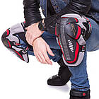 Мотозахист Alpinestars (коліно, гомілка) MS-4320 Black-Red-Grey, фото 4