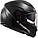 LS2 FF320 STREAM EVO SOLID BLACK, XS Мотошолом інтеграл з окулярами, фото 5