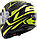 LS2 FF320 STREAM EVO JINK MATT BLACK H-V YELLOW, XS Мотошолом інтеграл з окулярами, фото 6
