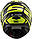 LS2 FF320 STREAM EVO JINK MATT BLACK H-V YELLOW, XS Мотошолом інтеграл з окулярами, фото 7