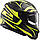 LS2 FF320 STREAM EVO JINK MATT BLACK H-V YELLOW, XS Мотошолом інтеграл з окулярами, фото 8