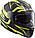 LS2 FF320 STREAM EVO JINK MATT BLACK H-V YELLOW, XS Мотошолом інтеграл з окулярами, фото 9