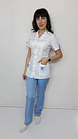 Жіночий медичний костюм Танго бавовна 40 розмір короткий рукав