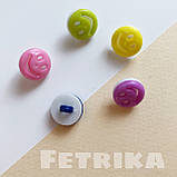 Ґудзики "Смайлики No2" пластикові, Ø 1,3 см, фото 2