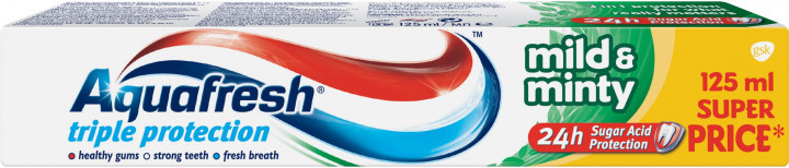 Зубна паста "М'яка" Aquafresh Mild and Minty 125 мл, фото 1
