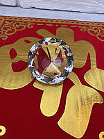 Кристал кришталевий прозорий сувенір діамант 50 мм